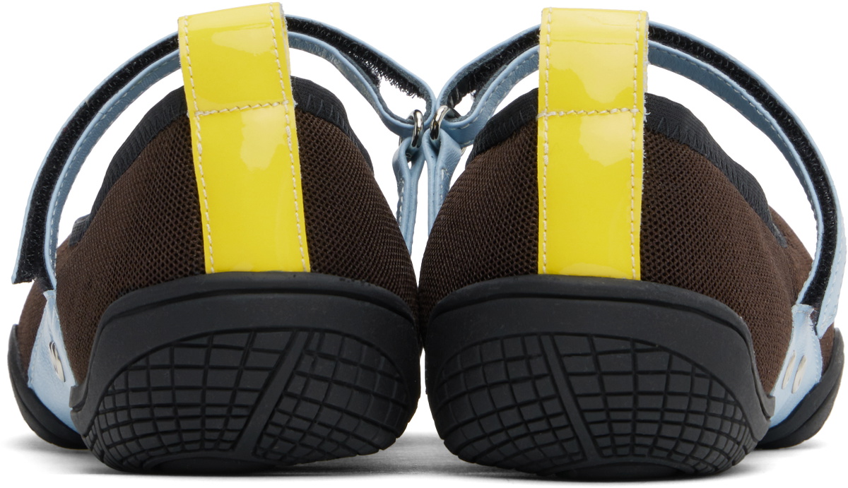 Nicole Saldaña Brown Sophie Ballerina Flats