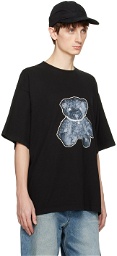 We11done Black Necklace Teddy T-Shirt