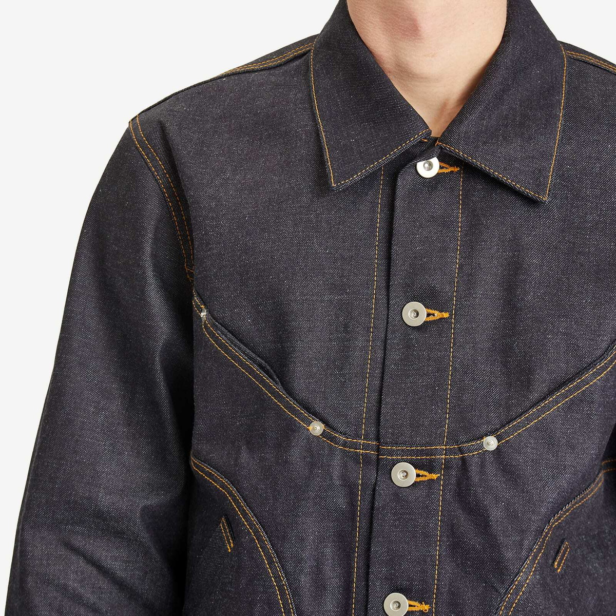 Sage Nation Men's Jiji Jacket in Raw Denim