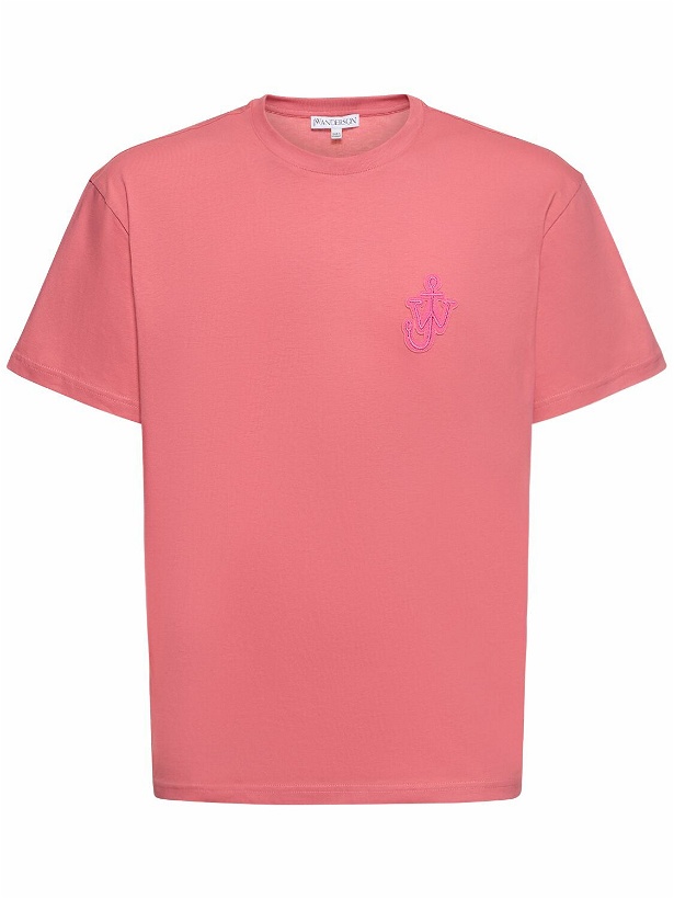Photo: JW ANDERSON - Anchor Patch Cotton Jersey T-shirt