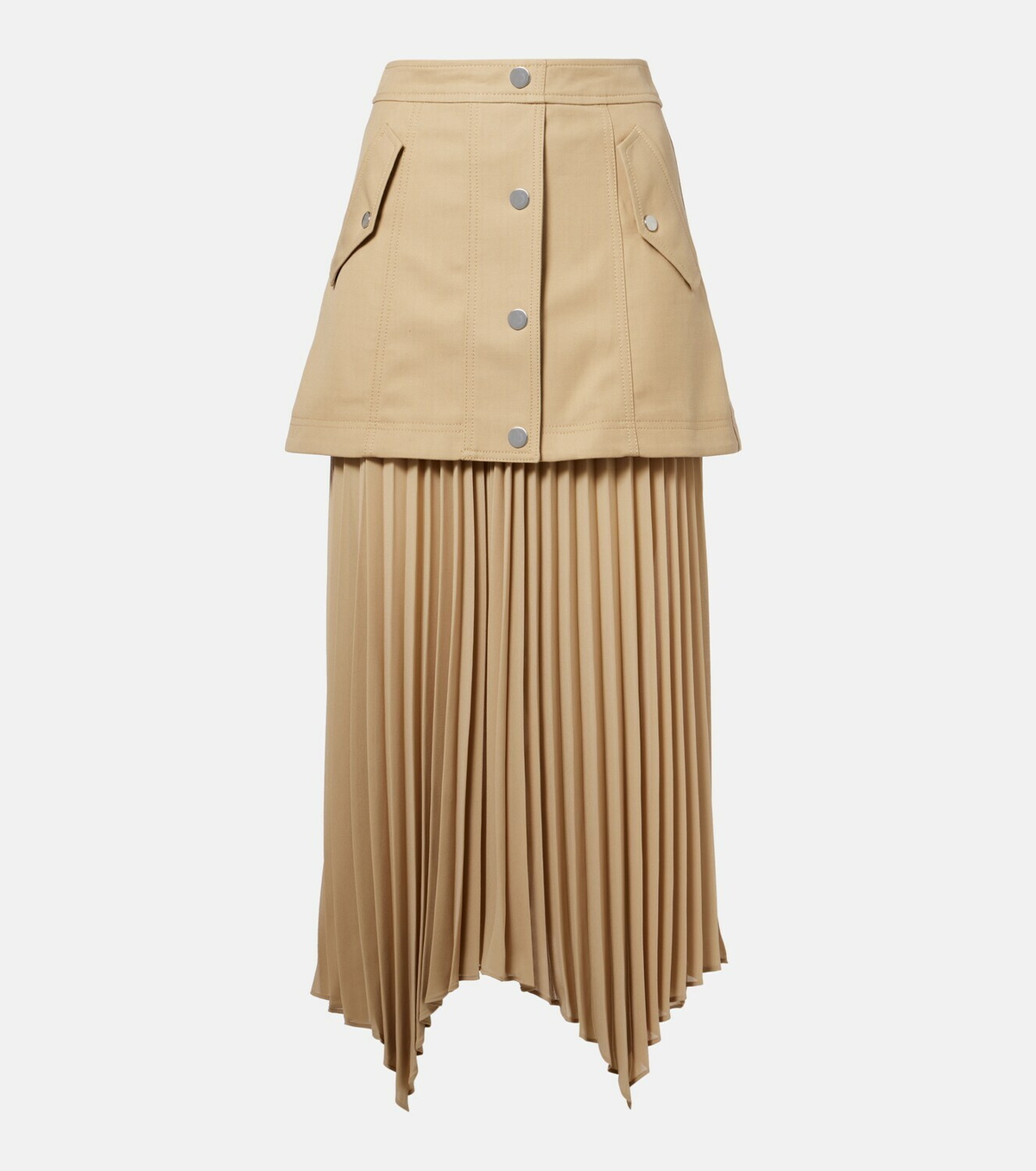Veronica Beard Patricka cotton maxi skirt