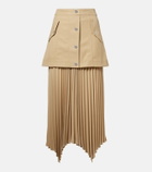 Veronica Beard Patricka cotton maxi skirt