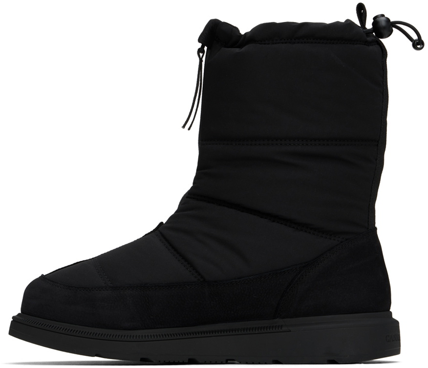Canada Goose Black Crofton Fold-Down Puffer Boots