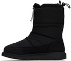 Canada Goose Black Crofton Fold-Down Puffer Boots