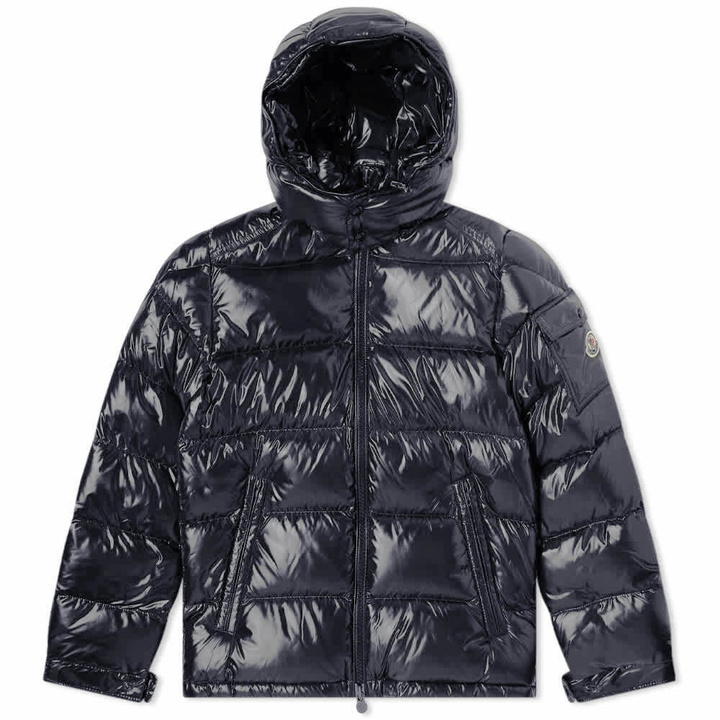 Photo: Moncler Men's Maya Down Jacket in Navy