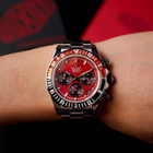 Duxot Accelero Rainbow Chronograph Quartz Red Dial Mens Watch DX-2064-AA