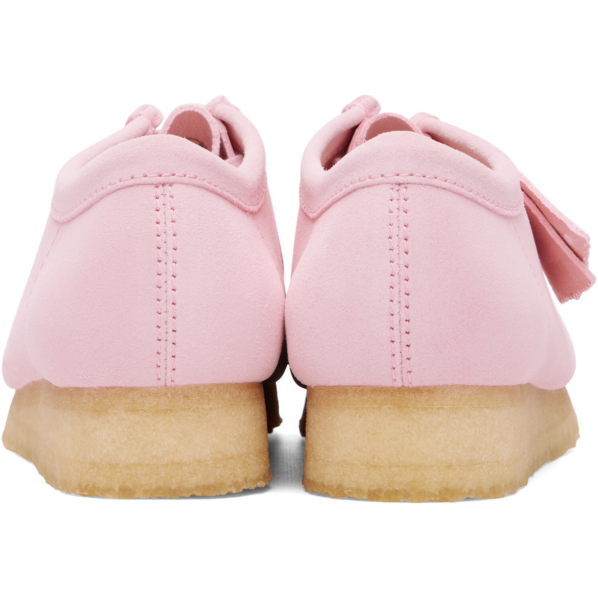 Clarks Originals Pink Wallabee Derbys