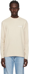 Jacquemus Beige Les Classiques 'Le T-Shirt Manches Longues' Long Sleeve T-Shirt