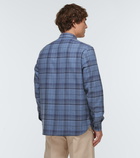 Ralph Lauren Purple Label - Checked cotton twill shirt