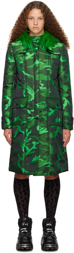 Photo: Anna Sui Green Camouflage Coat