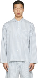 Tekla Poplin Striped Pyjama Shirt