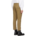 Ann Demeulemeester Tan Cotton Rini Trousers