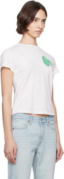 Re/Done White Classic 'Dan Tana's' Sign T-shirt