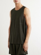 On - Post Archive Faction Zero Perforated Reycled-Jersey Running Top - Black