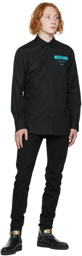 Moschino Black Bonded Shirt