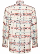 MARNI All Over Logo Print Cotton Poplin Shirt