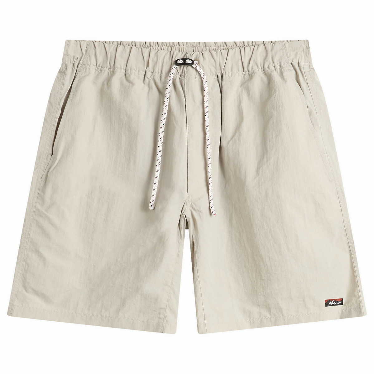 NANGA Men's Nylon Tusser Easy Shorts in Ivory
