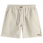 NANGA Men's Nylon Tusser Easy Shorts in Ivory