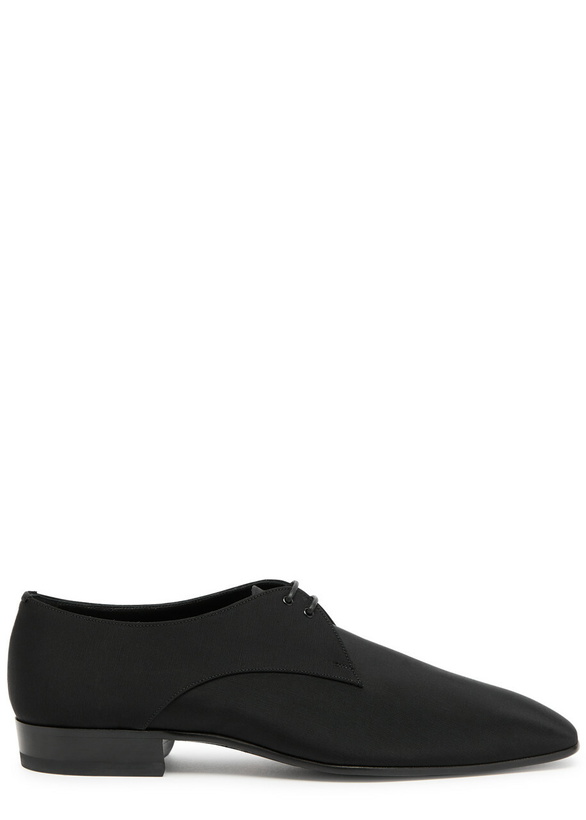 Photo: Saint Laurent Gabriel 20 Faille Derby Shoes Black