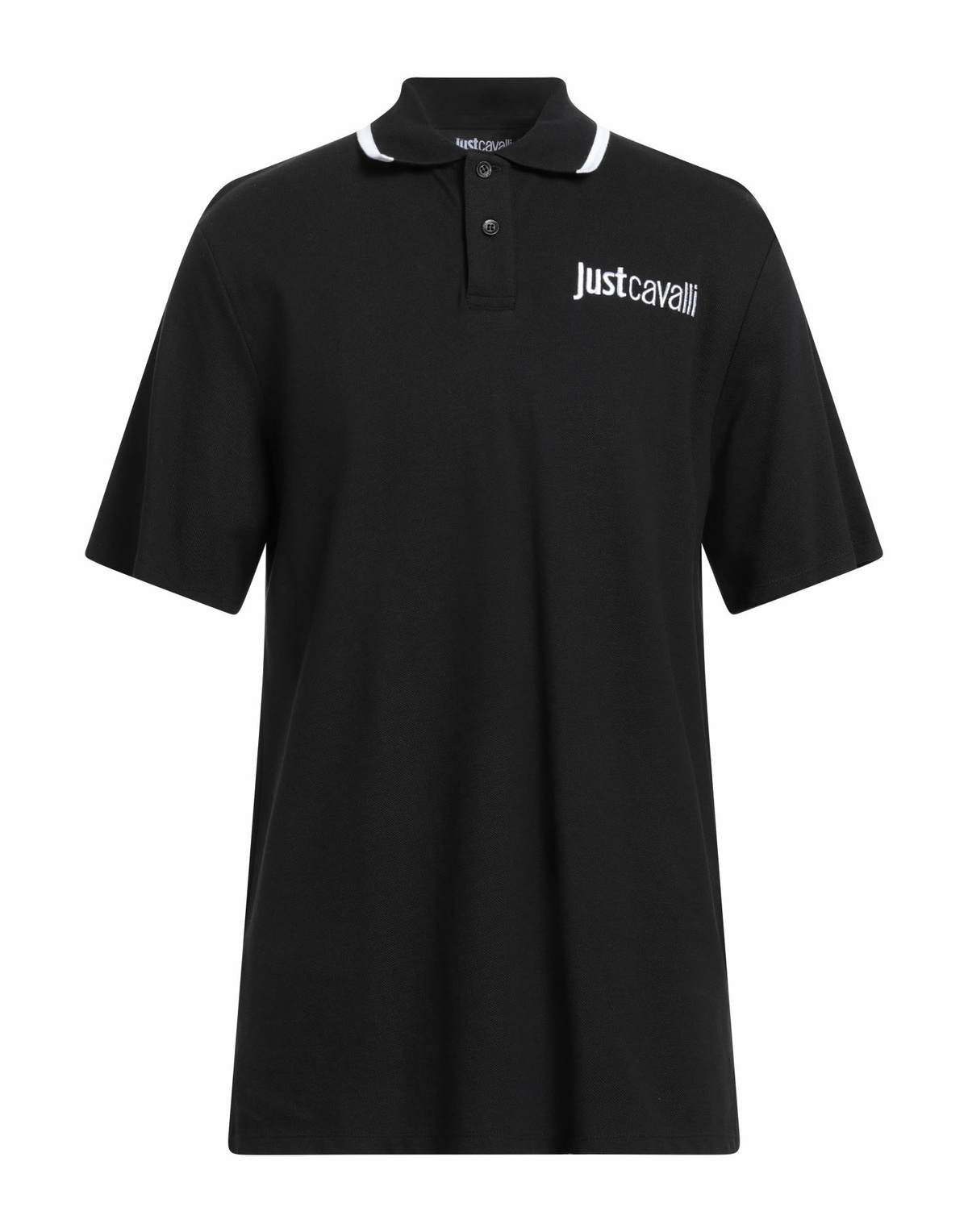 Just Cavalli Mens Polo shirt in Black