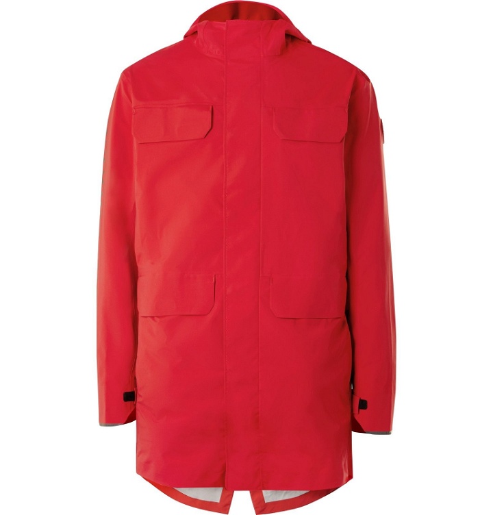 Photo: Canada Goose - Seawolf Logo-Print Tri-Durance Hooded Jacket - Red
