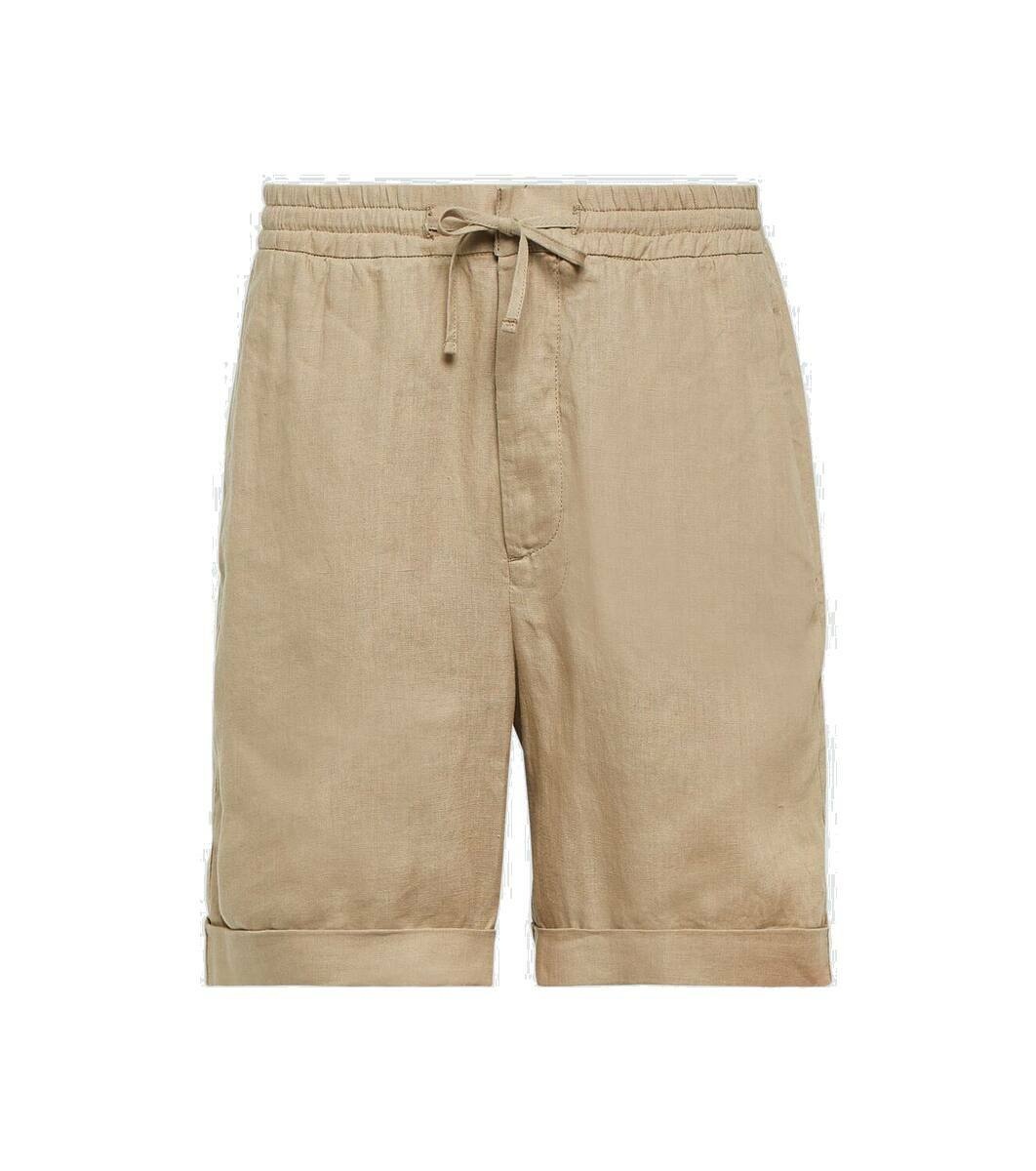 Photo: Canali Linen Bermuda shorts