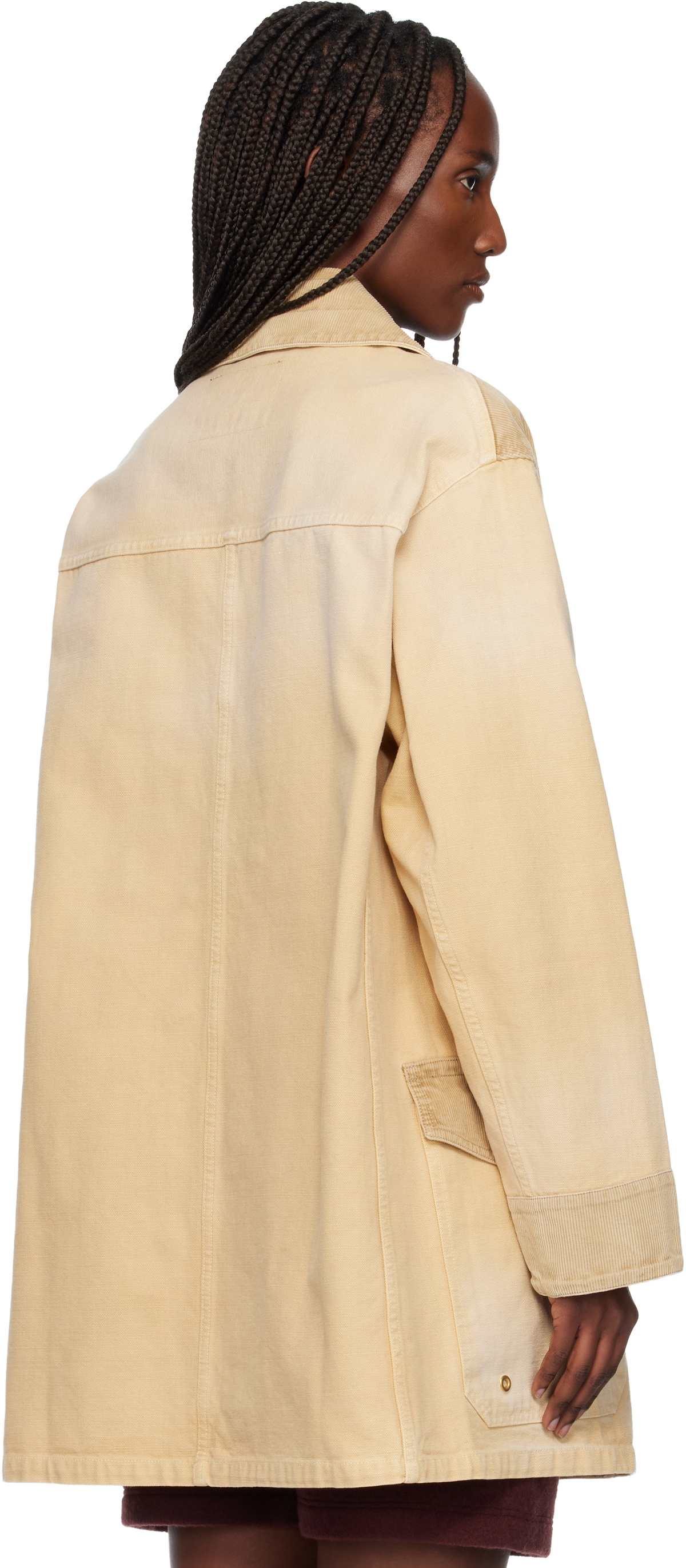 Wales Bonner Beige 'The Sierra' Coat