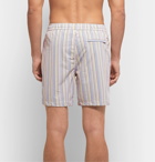 Onia - Charles Long-Length Striped Seersucker Swim Shorts - Multi