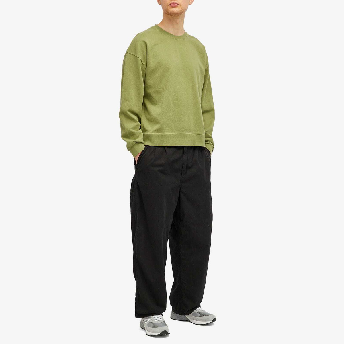thisisneverthat Men's TNT Faded Crew Sweat in Moss