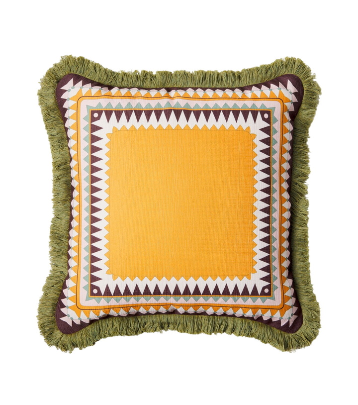 Photo: La DoubleJ Fringed cushion