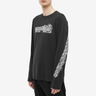 Stone Island Shadow Project Men's Long Sleeve Neo Floral T-Shirt in Black