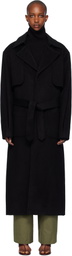 La Collection Black Karin Coat