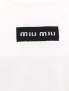 Miu Miu   T Shirt White   Womens