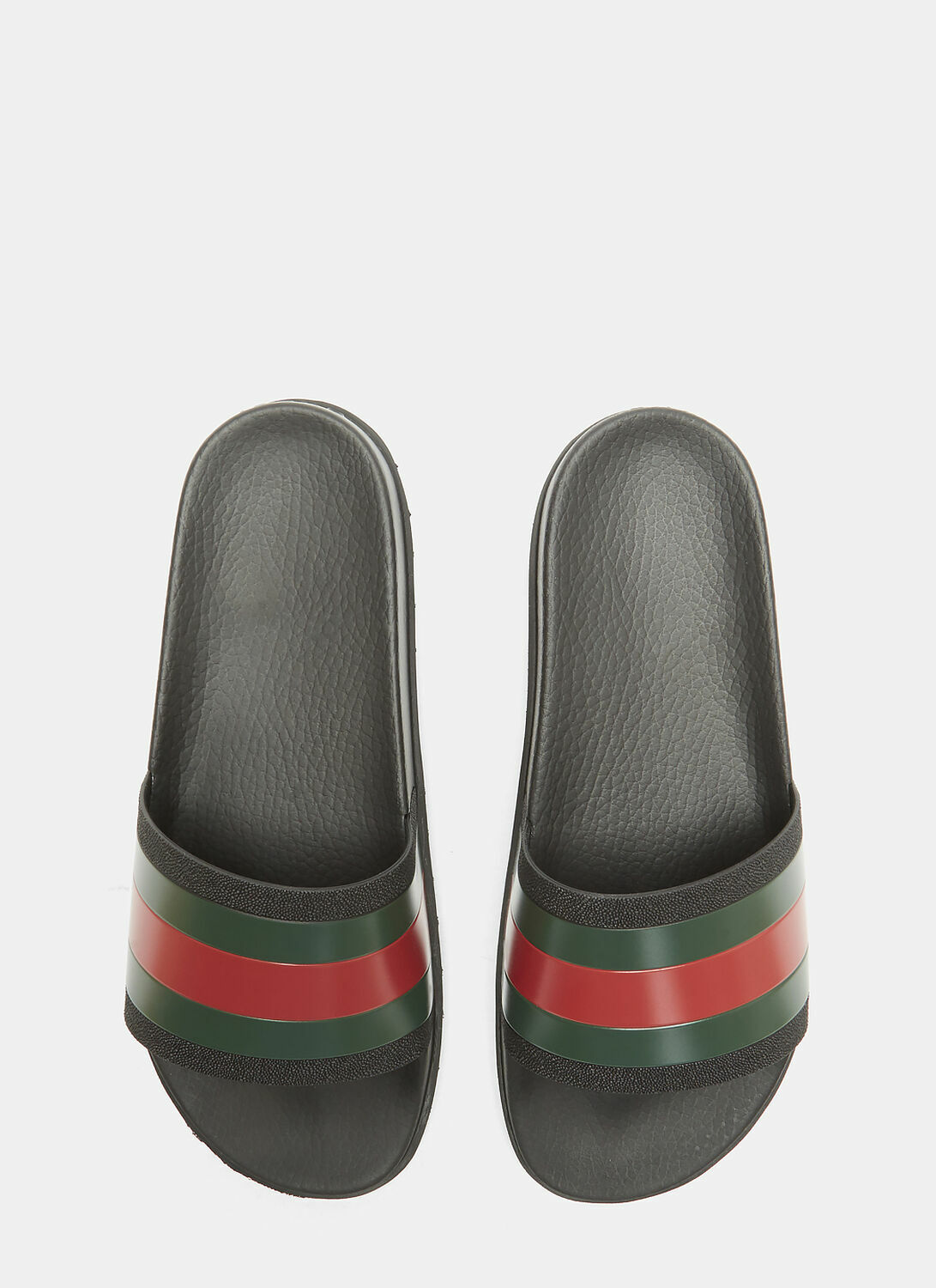 Gucci Tricolor Stripe Sandals
