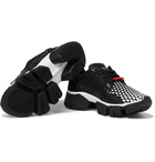 Givenchy - Jaw Printed Neoprene, Suede, Leather and Mesh Sneakers - Men - Black