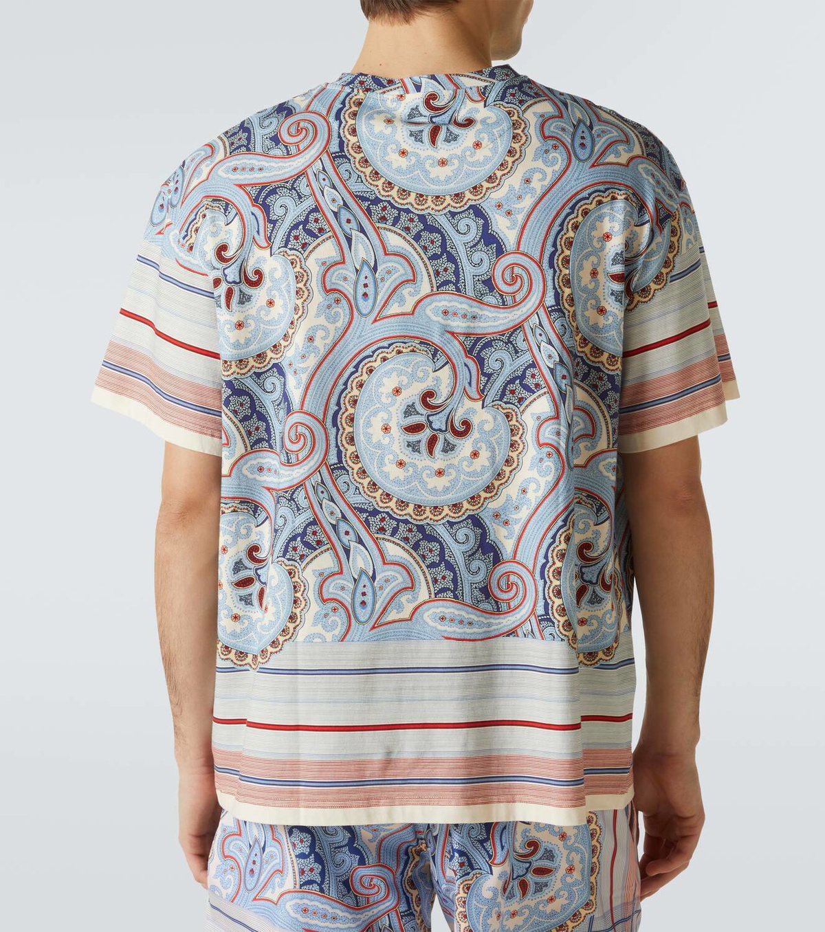 Etro Paisley cotton jersey T-shirt
