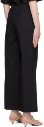 TOTEME Black Drawstring Trousers