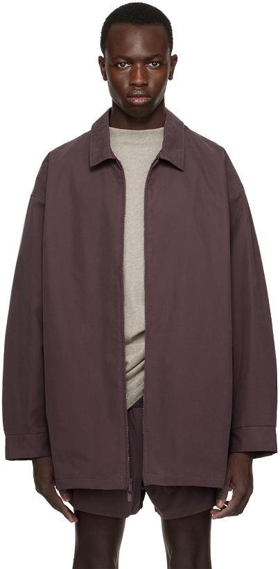 Photo: Essentials Purple Zip Jacket