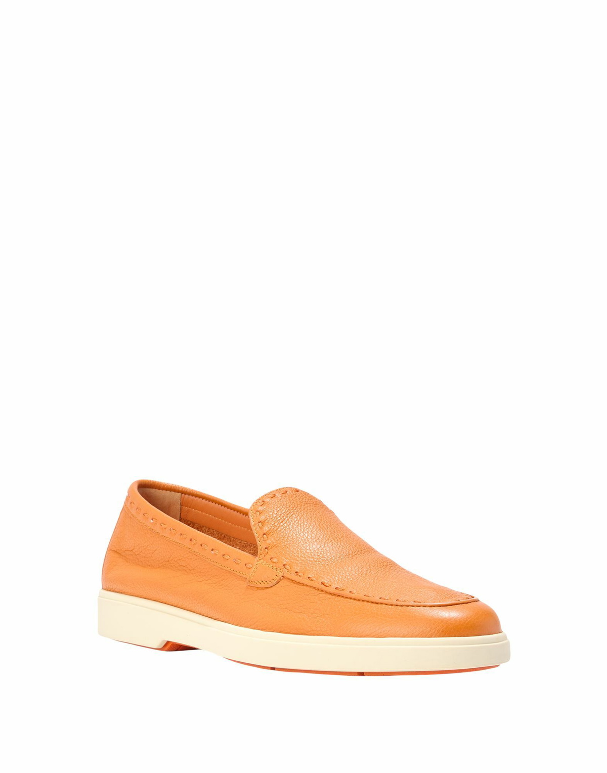 Santoni Womens Loafers Tan