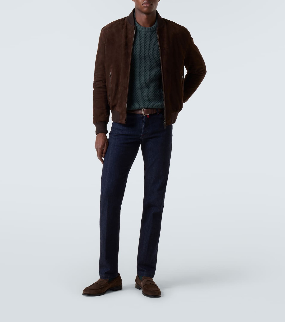 Kiton Suede loafers
