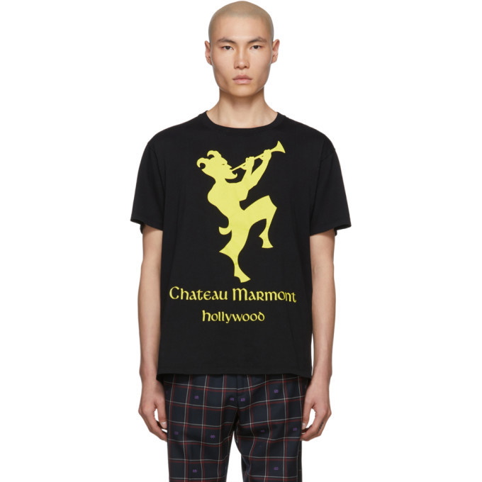 Photo: Gucci Black and Yellow Chateau Marmont T-Shirt