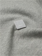 ACNE STUDIOS - Logo-Appliquéd Organic Cotton-Jersey Sweatshirt - Gray