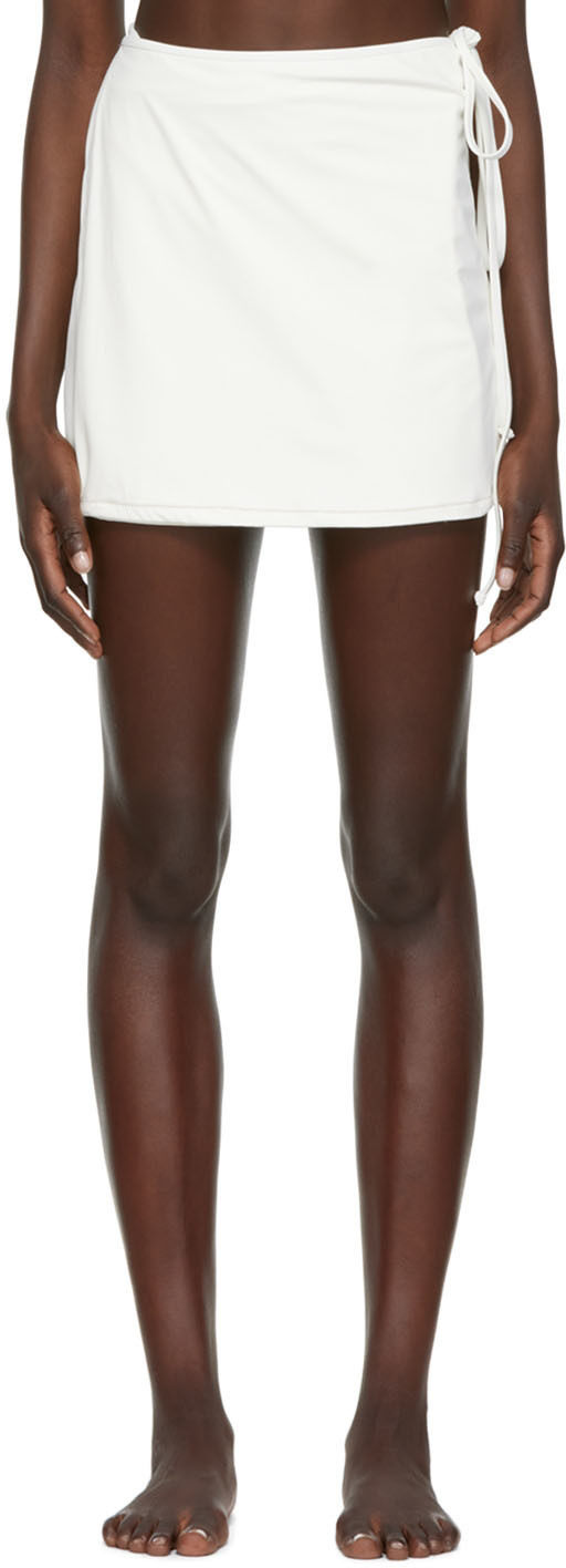 Reina Olga White Behati Cover Up Miniskirt
