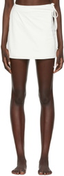 Reina Olga White Behati Cover Up Miniskirt