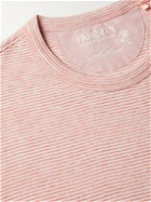 Faherty - Cloud Striped Pima Cotton and Modal-Blend Jersey T-Shirt - Pink