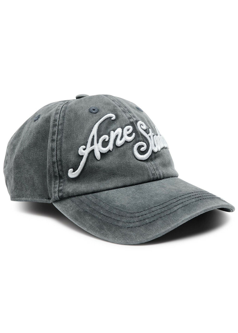 キャップ Acne Studios Carliy Cap - Acne Studios - Cotton - Khaki Acne Studios Women's Carli Twill Cap in Grey/Khaki Acne Studios