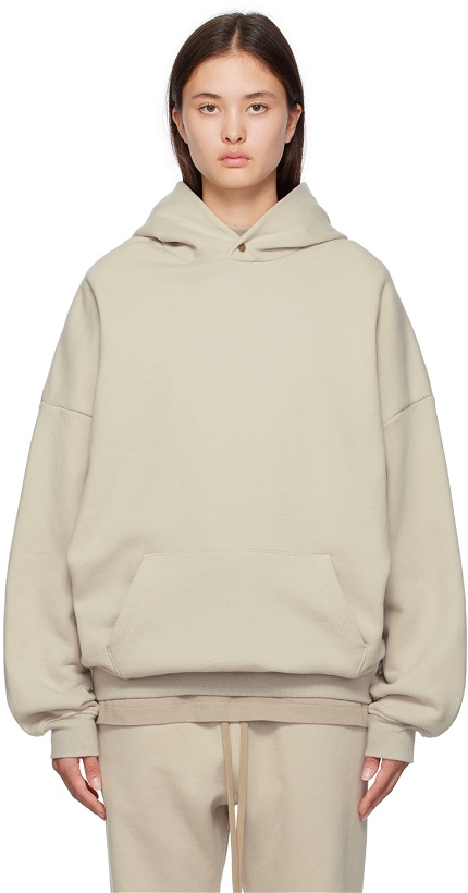 Photo: Fear of God Taupe Eternal Hoodie