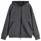 Moncler Men's Zip Up Hoodie in Grey
