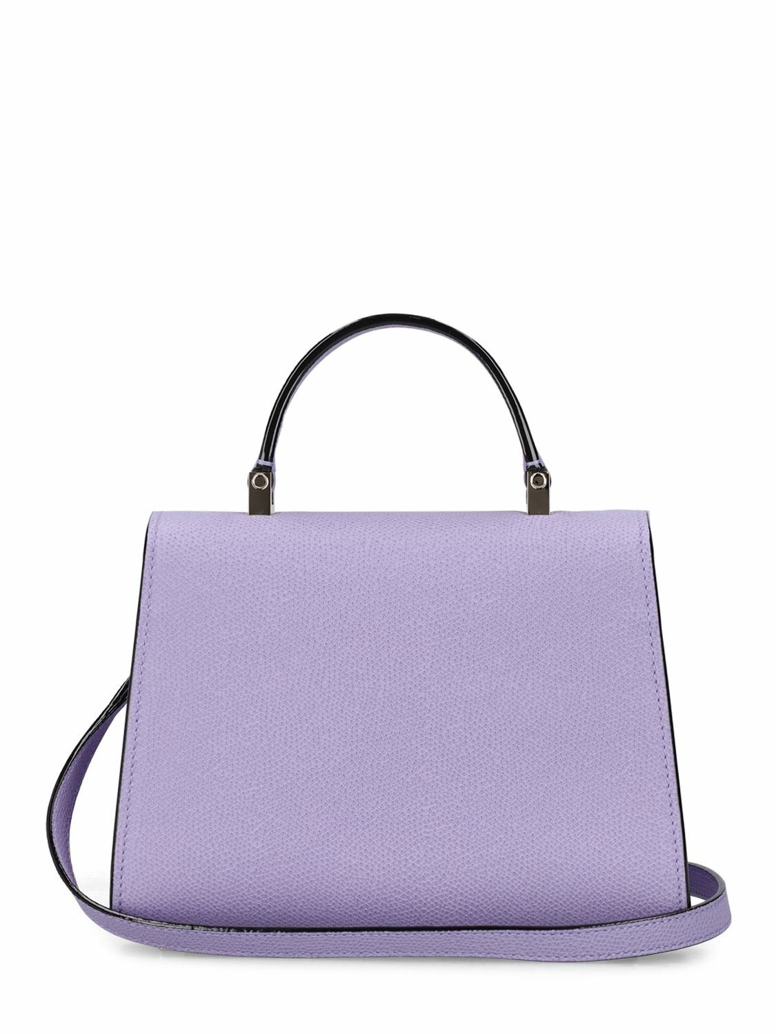 VALEXTRA Micro Iside Leather Top Handle Bag Valextra