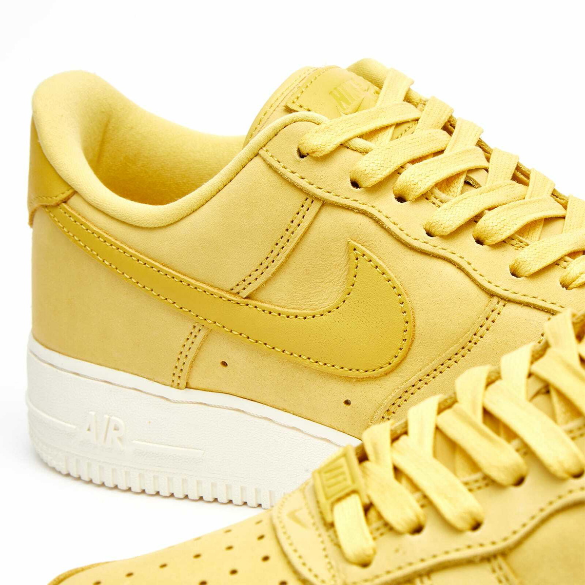 Nike Womens Air Force 1 Premium W Sneakers In Lemon Dropsail Nike 8627